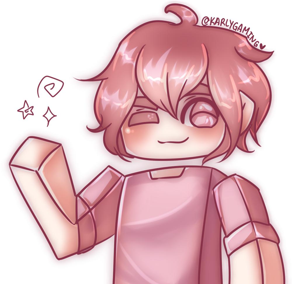 KarlyGaming's tweet photo. Dibujito De Prueva "Minecraft style" 
Les gusta? Pronto abriré comisss uwu

Skin de Referencia @iAlexDraws , el otro dia pedi skins pa esto xd https://t.co/orS3M7DpG4