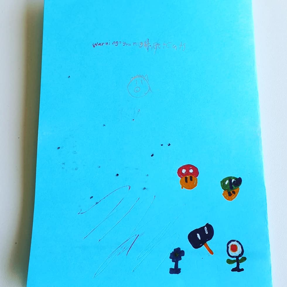 PuyatPlayhouse's tweet photo. Elijah made me a Super Mario themed fathers day card 😭 

#fathersday #fatherandson https://t.co/sF50szS9V7