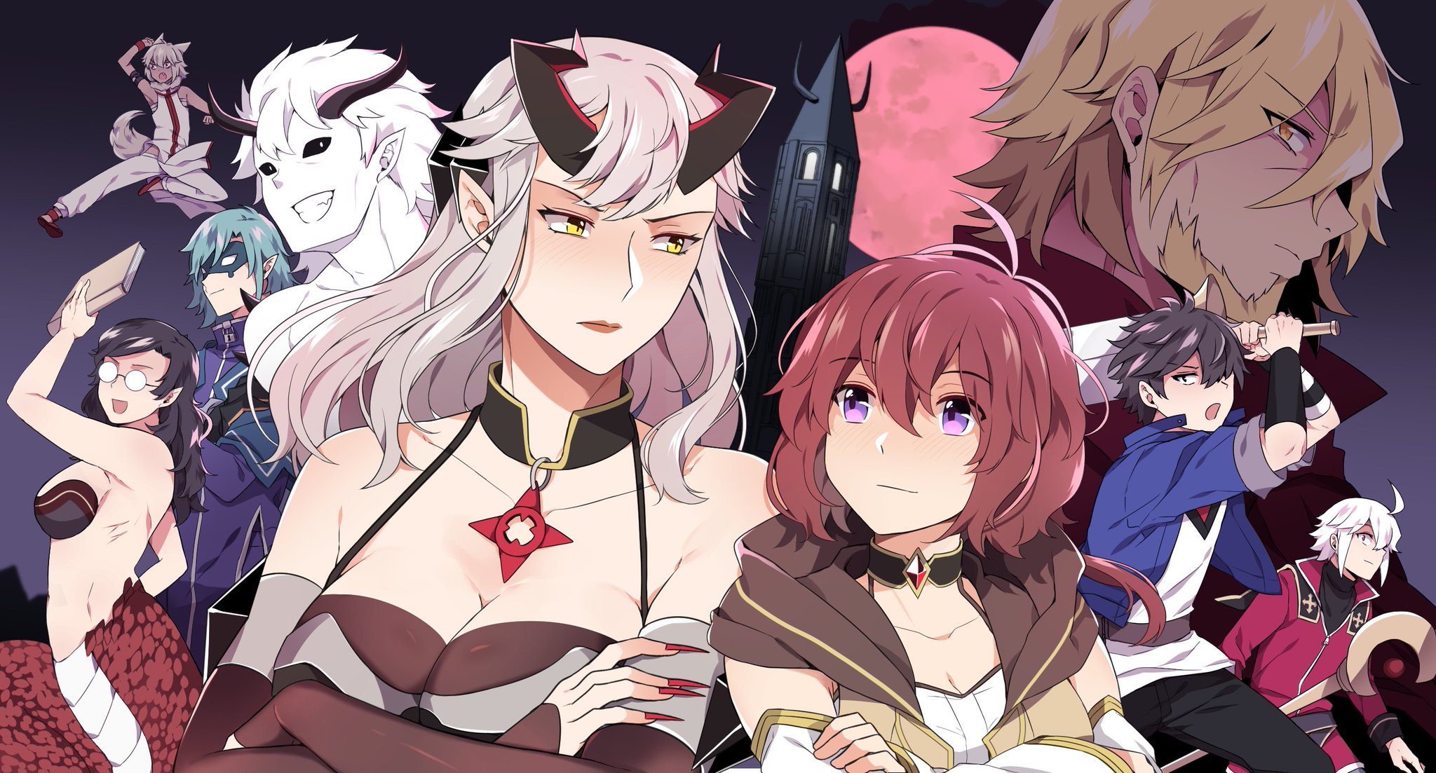 Kuru (working again) on Twitter: "Season 2 full banner #mageanddemonqueen  #webtoon… "