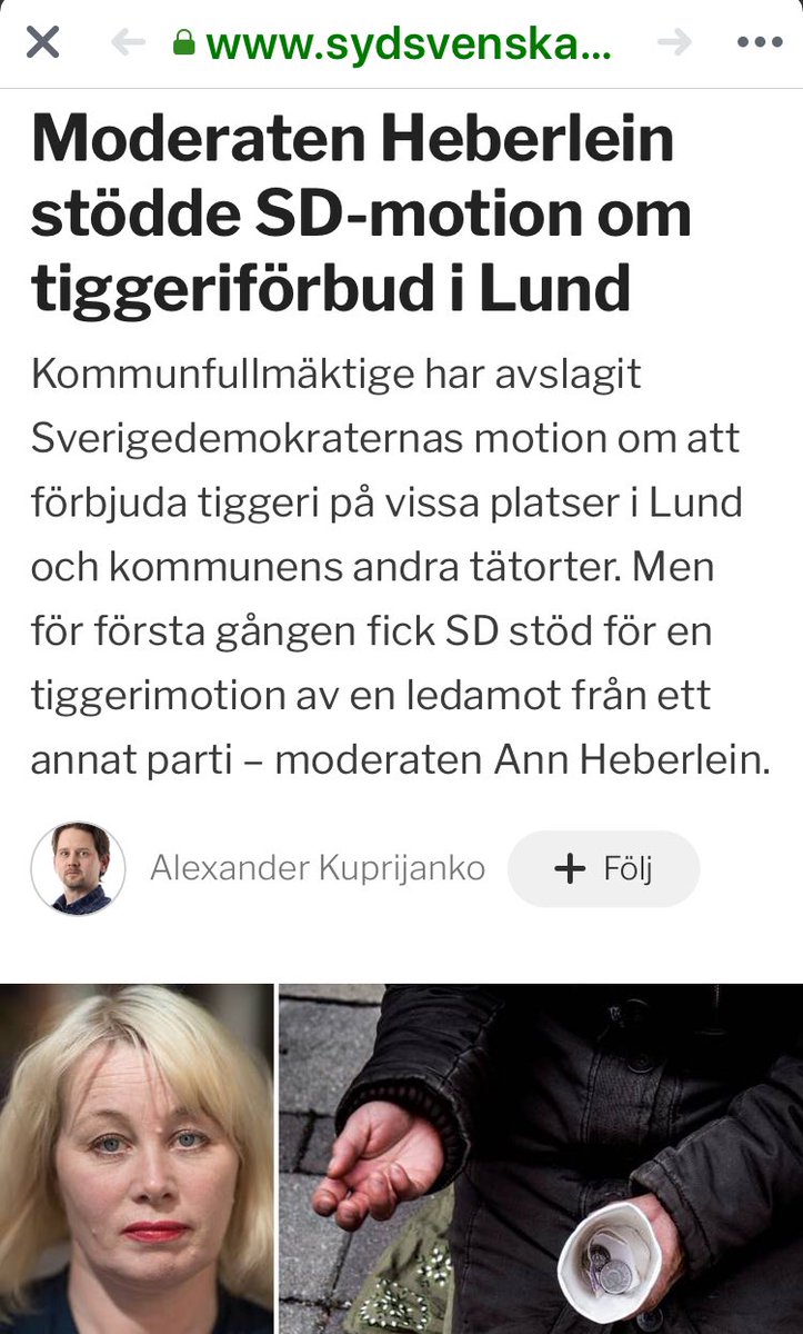 MichaelDTweeter's tweet photo. Bra Ann !
#svPol #migPol #Moderaterna #Heberlein #AnnHeberlein #Tiggeri
@AnnHHeberlein https://t.co/pXa1mOJNcW