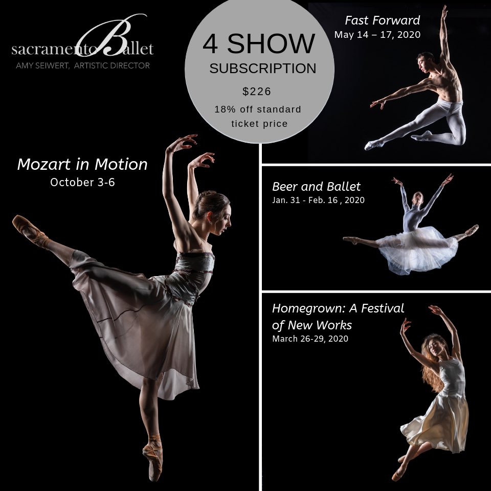 SacBallet's tweet photo. See "Mozart in Mozart" with a 4 Show Season Subscription…
Order today: https://t.co/JSeiar68fD
Pictured: Sacramento Ballet artists Shania Rasmussen, Isaac Bates-Vinueza, , Ava Chatterson, and Kaori Higashiyama. Photos by @KeithSutter1
#SacramentoBallet #SeasonSubscriptions https://t.co/jivn7hGbQ2