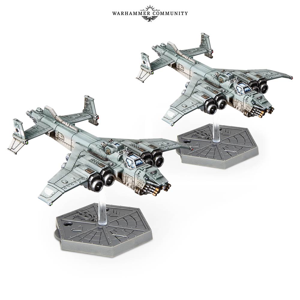 ウォーハンマー公式jpn 40k新製品 ウォーハンマー世界の航空戦を描く新ゲーム Aeronautica Imperialis 予約開始 小さいスケールとシンプルなルールで 帝国 対オルクの空中戦を楽しもう まずは2部隊と完全ルール書籍を収録したスタートセットをget