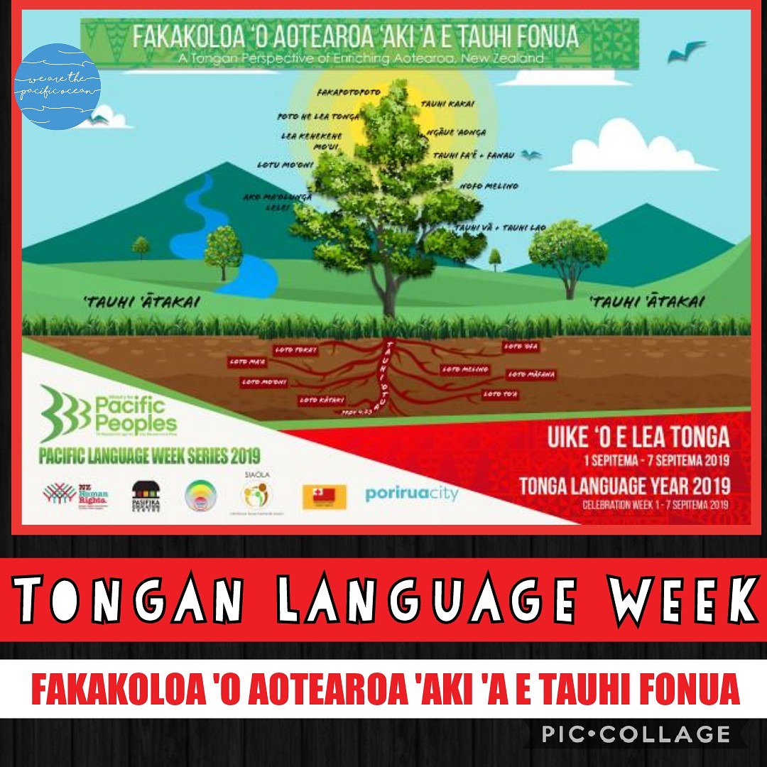 Pasifik_Ocean's tweet photo. Mālō e lelei! Sept 1-7 is #TonganLanguageWeek (Uike Kātoanga’i ‘o e Lea Faka) the theme being Fakakoloa 'o Aotearoa 'aki 'a e Tauhi Fonua - A Tongan Perspective of Enriching Aotearoa, New Zealand #TonganLanguageWeek2019 #Tonga #TLW2019 #TonganLanguage 🇹🇴https://t.co/Kx8JpRHjr6 https://t.co/7IIgqjT5bR