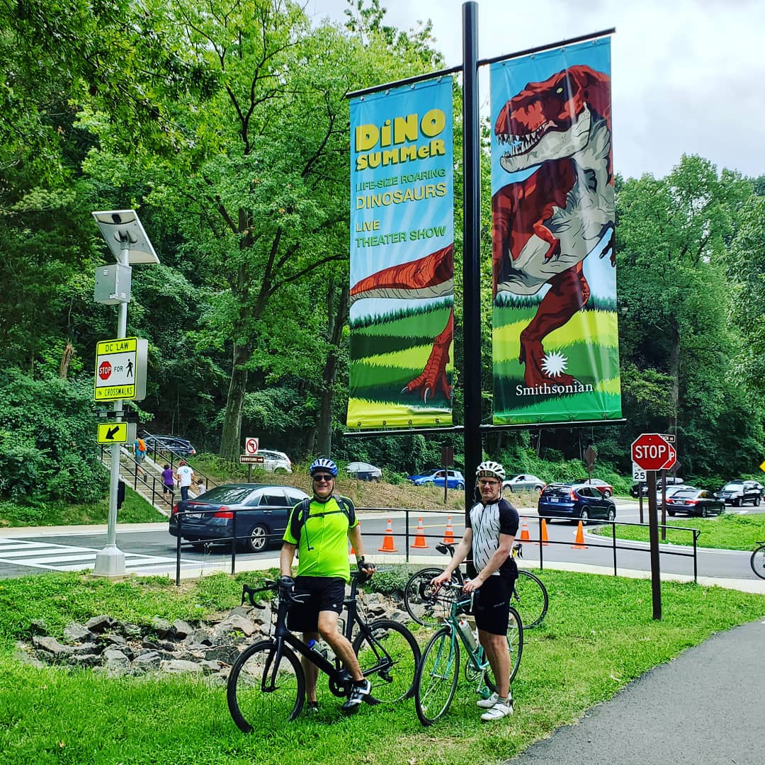 Chris_Roell's tweet photo. A little up, a little down, and a little around #WashingtonDC for some 39 miles we did ride on today's @bicyclespace #CityExplorers ride. It was a very colorful #sundayfunday kinda ride. #bikedc #bspacerides #bikedcloop #dcloop https://t.co/w5EAz1mxln