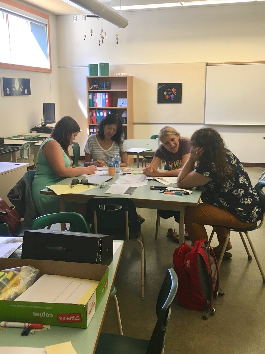 tackaberryk's tweet photo. #inclusiveeducation and #literacy framed our day of  learning with ⁦@MountainEdu⁩  #EdAssts Thanks to Melissa from ⁦@FoothillsAC⁩ for sharing her #EdAsst experience with #fadingprompting #passionatestaff ⁦@crconsortium⁩ https://t.co/HMHWMUGtB2