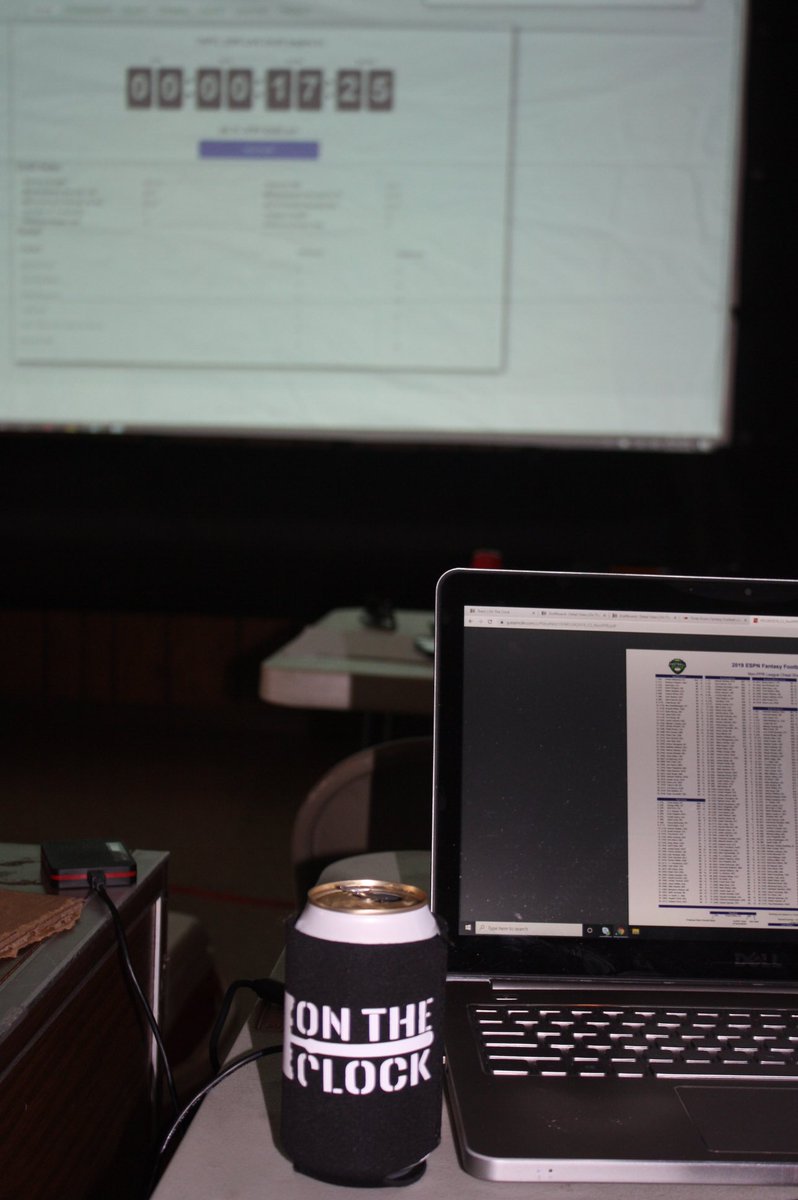 OTCAuctions's tweet photo. What a great draft! This is what it’s all about. #FantasyFootball Share your war room pics with hashtag #LiveAuctionDraft 🏈🏆 https://t.co/7OiE3ooNTd