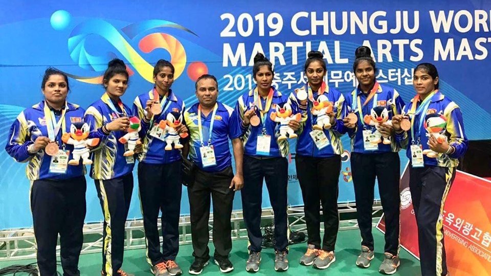 OlympicLK's tweet photo. CONGRATULATIONS 🇱🇰
Sri Lanka Kabaddi Women’s Team - Slkf Kabaddi grab Bronze Medal in the World Martial Arts Champ 2019 held in South Korea 🇰🇷
#NOCSL #Kabaddi #SLKF #Chungju2019 #MarialArts https://t.co/gt3bTWqEab