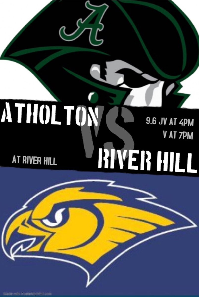 AtholtonFB's tweet photo. <<Week 1 Game>>

@AtholtonFB at @RiverHillFB 

🗓:  Friday 9/6
⏰:  JV 4PM, VARSITY 7PM
📍: @hcpss_rhhs (AWAY)
🏧: $3 Students, $5 Non-Students https://t.co/0fX9OAdeNE
