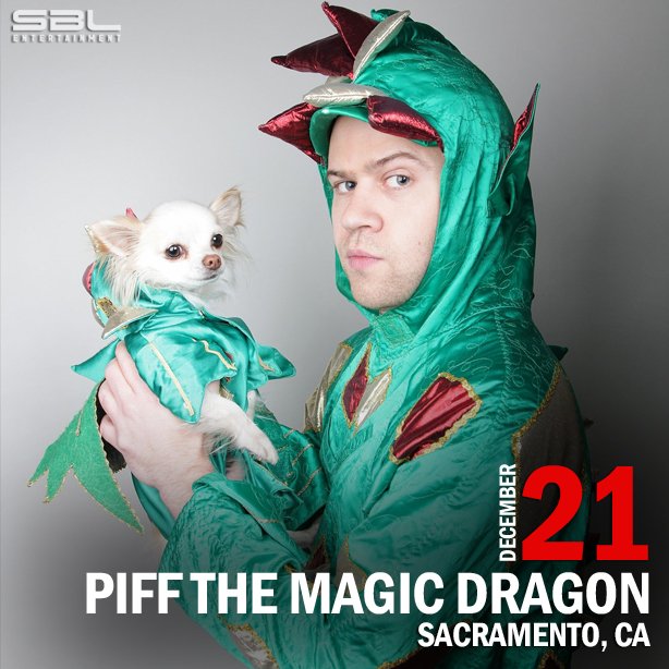 Don't miss out on Piff The Magic Dragon's Christmas Party on December 21st at The Crest Theatre in #Sacramento #California Ticket link in bio.

#Comedy #LiveShow #Magician #Comedian #Chihuahua #AmericasGotTalent #Hilarious #VisitSacramento #Love #California