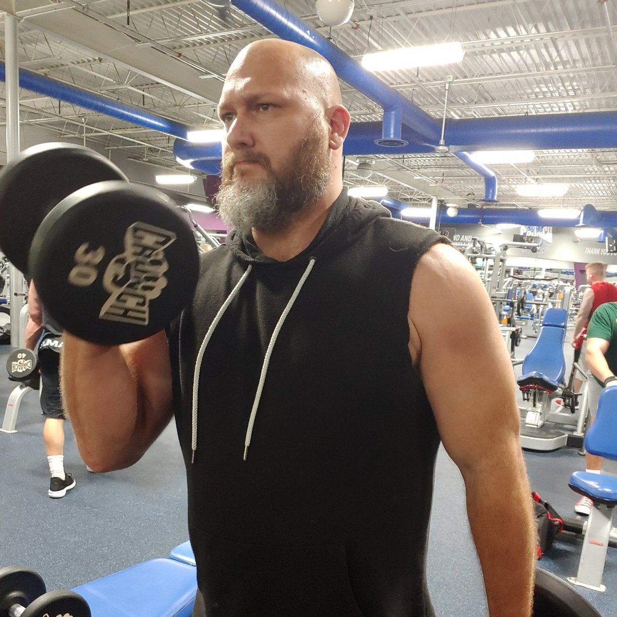 _ChrisApplegate's tweet image. Arm Day at @CrunchGym