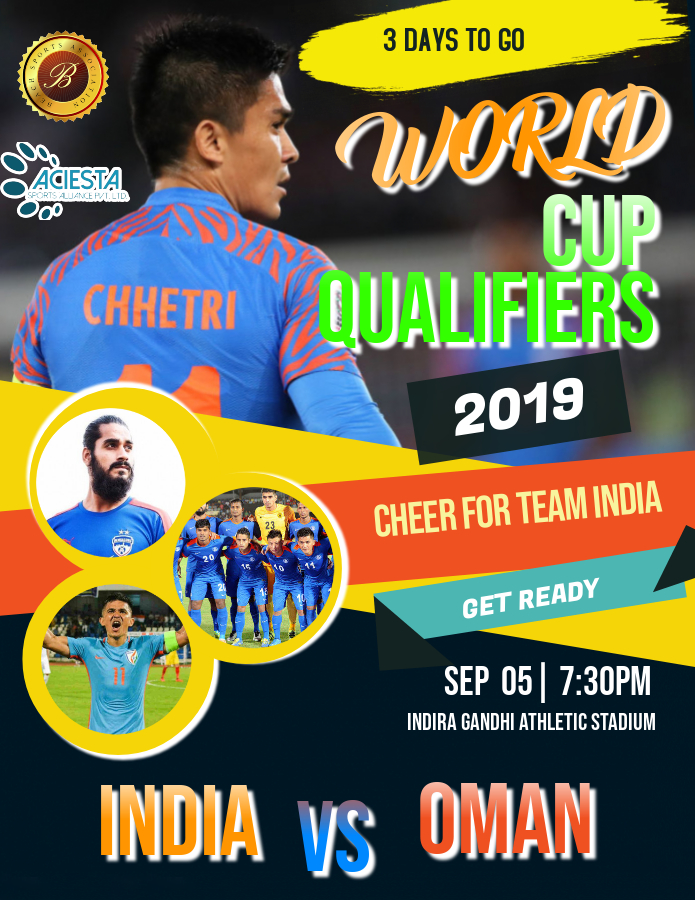 aciestasports's tweet photo. Now 3 Days To Go...#WORLDCUPQUALIFIER2019 #INDIAvsOMAN #GetReady #INDIA
 
Get Ready For Cheering  India India India India India 🇮🇳🇮🇳🇮🇳🇮🇳🇮🇳🇮🇳🇮🇳🇮🇳🇮🇳🇮🇳🇮🇳🇮🇳🇮🇳🇮🇳🇮🇳🇮🇳🇮🇳🇮🇳🇮🇳

#WorldCup #Qualifier2019 #IndiavsOman #FirstQualifier #3DaysTogo #Qualifier #World #Cup #2k19d https://t.co/6OfGA9llFi