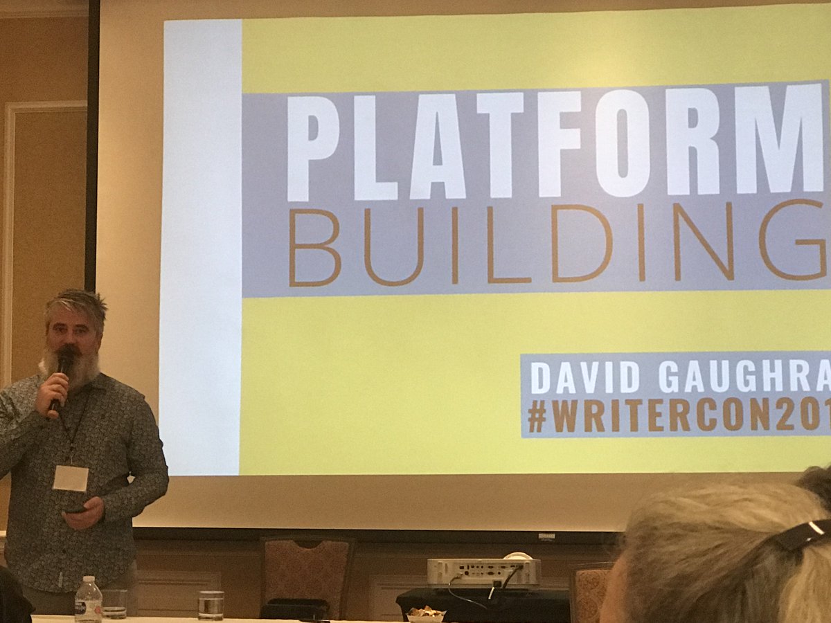 writingmomentum's tweet photo. At #writercon2019, @DavidGaughran's making a good case for "Go niche or go home." #writingcommunity--focus on your niche!! https://t.co/HtDsCtRJe2