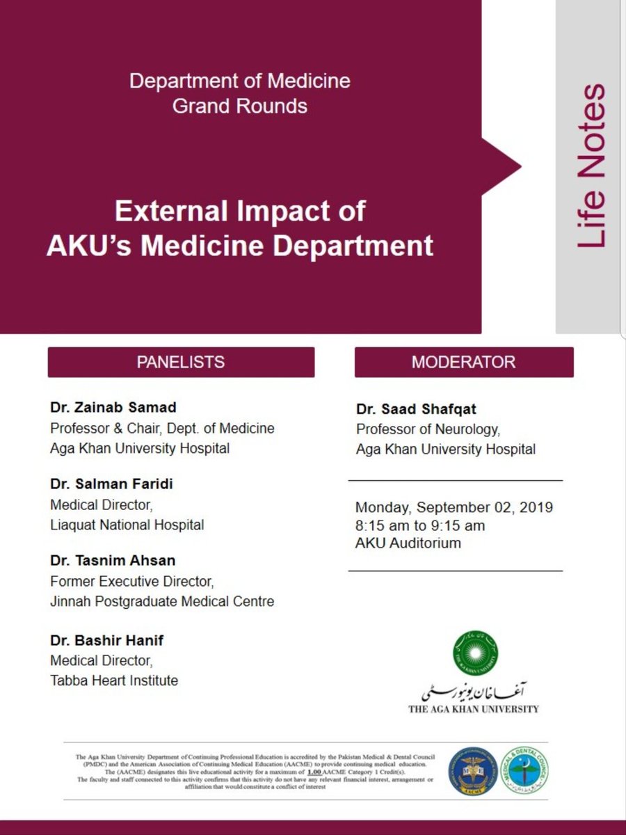 ShahabHunaina's tweet photo. An excellent session on the External Impact of AKU's Medicine Department @AKUGlobal. 

@ZainabASamad
#Bashirhanif
@_saadshafqat
#tasnimahsan https://t.co/nXfQWm5ZSP