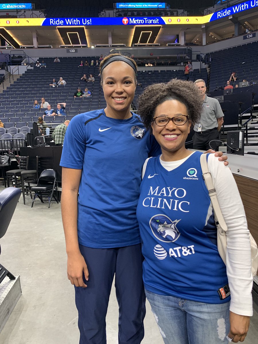 Me and the ROY Naphessa Collier!!!