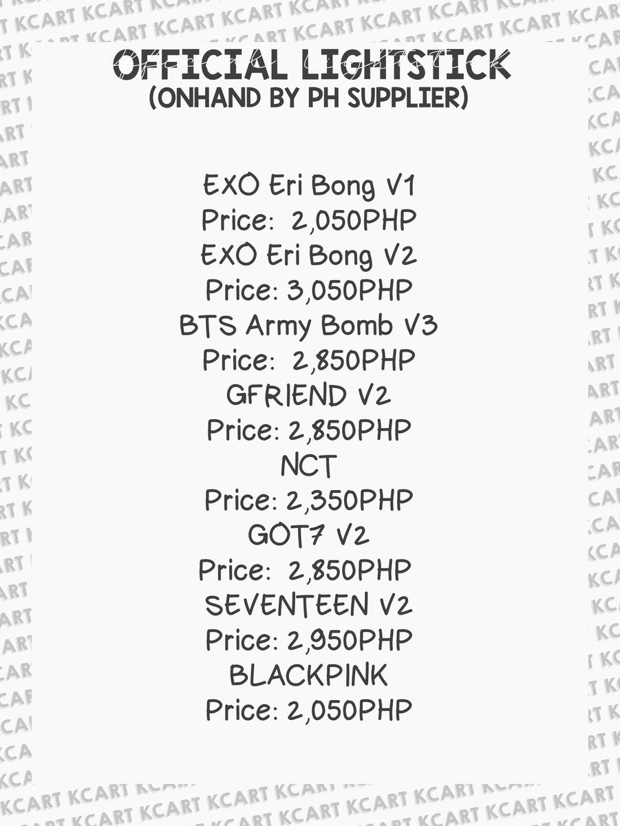 KCARTPH's tweet photo. Official Lightstick 
(Onhand By PH SUPPLIER)
Local Sf included till September 30,2019! https://t.co/zWZYfQPGJh