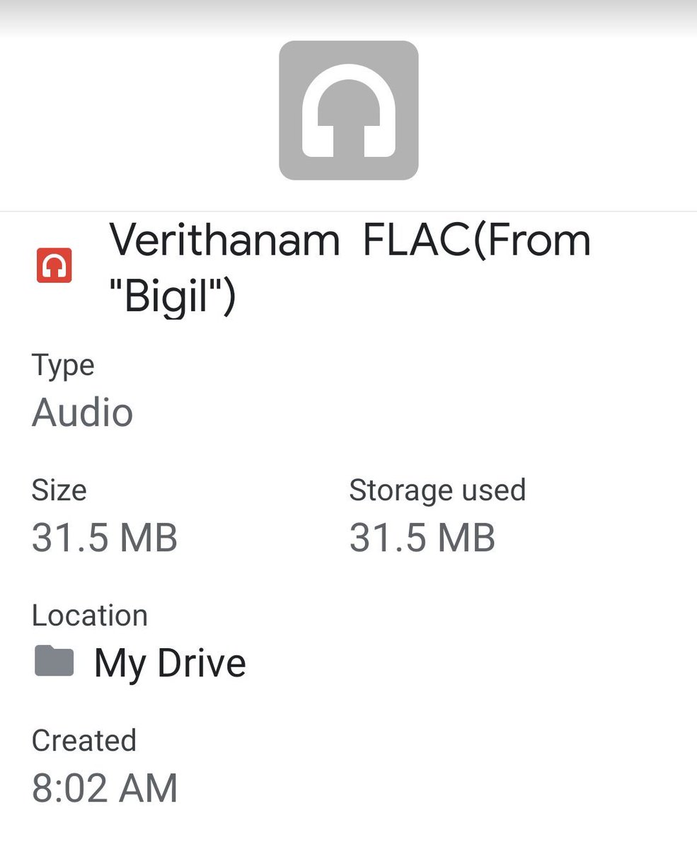 #Verithanam Original FLAC Version🎶 👌

Highestt Quality! 33MB 🔥🔥🔥

IF Anyone's Want a Song🤗

1 - Follow pannunga...
 2 - RT 🔄 Pannunga....
 3 - DM pannu Nanba🙏

#Verithanam