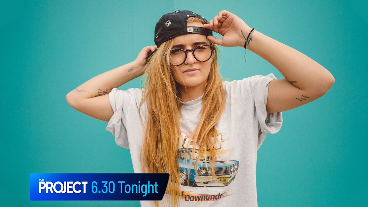 theprojecttv's tweet photo. Catch you on the G Flip side tonight, when Aussie musician @gflipmusic joins us at #TheProjectTV desk. https://t.co/r7nbYkYURf