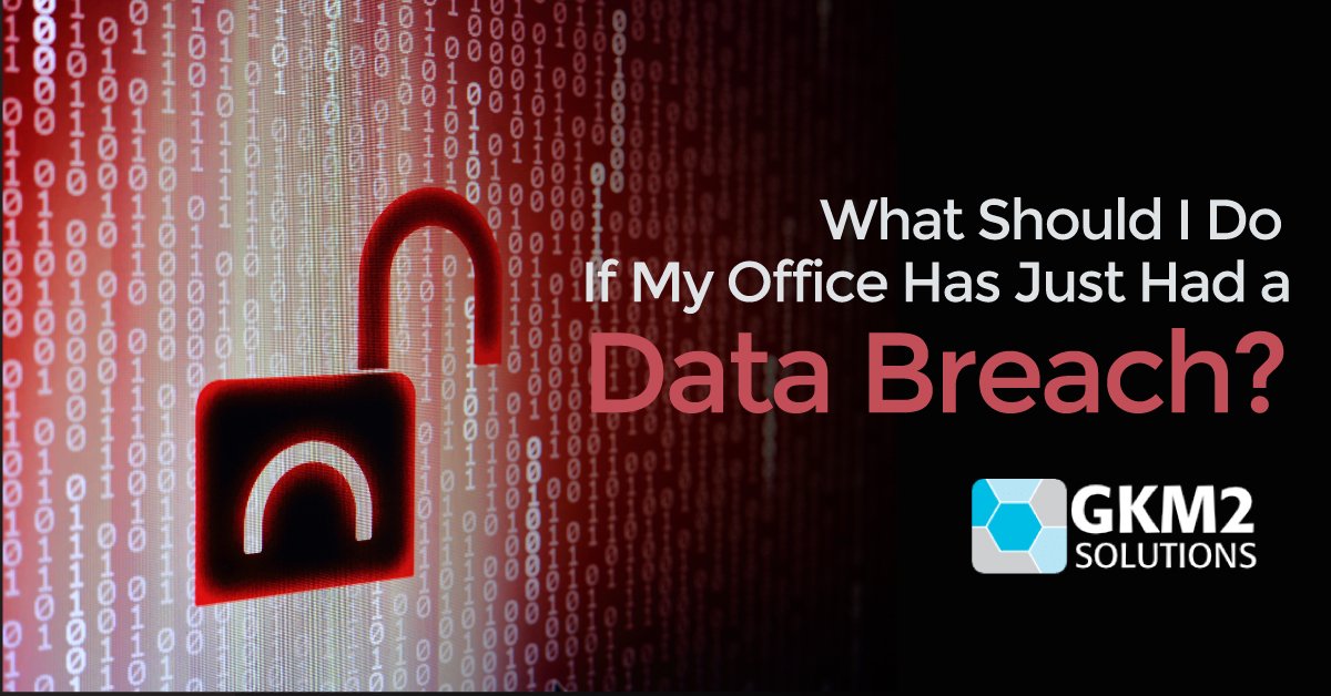 The steps you take in the hours after you’ve discovered a data breach can either make or break your company. Learn the key steps you should take to secure your data & minimise the damage to your business. gkm2.co/2Hac7XJ #DataBreachResponse #cybersecurity #Ransomware