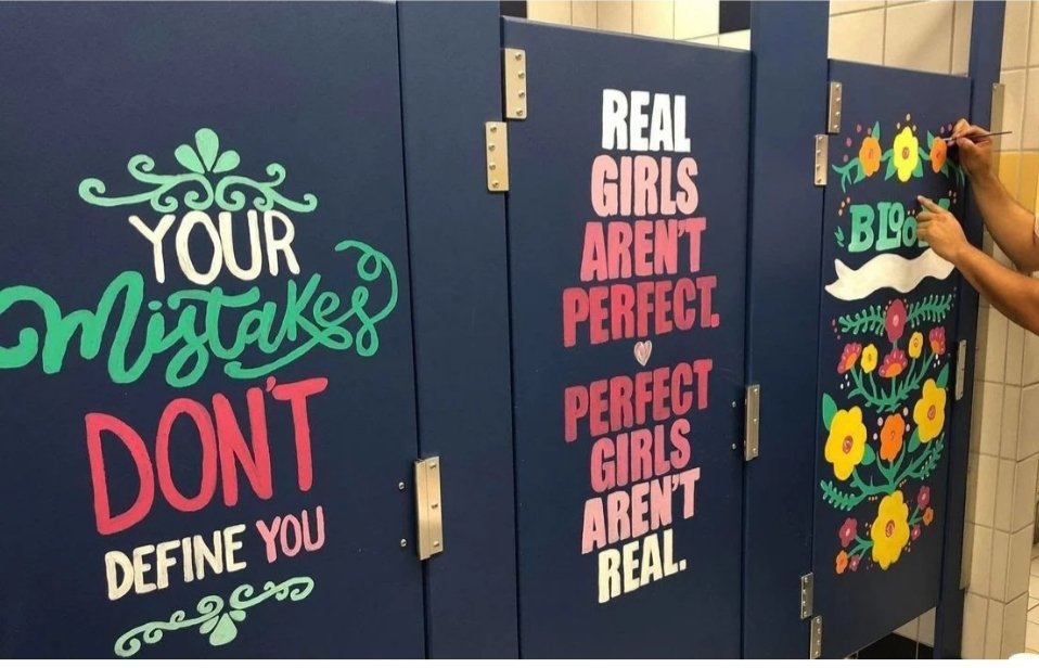 Chadwick1530's tweet photo. @jlpoober @AlaneAdamsBooks @RiseUpFdn Yes! And then we could use it to cut vinyl and pretty up the bathroom stalls like other districts have done! It's 1 thing I wanted to bring to @mrs_edgett as a StuCo project.  A Cricut would be a #HugeHelp https://t.co/qsIVqDiZHy