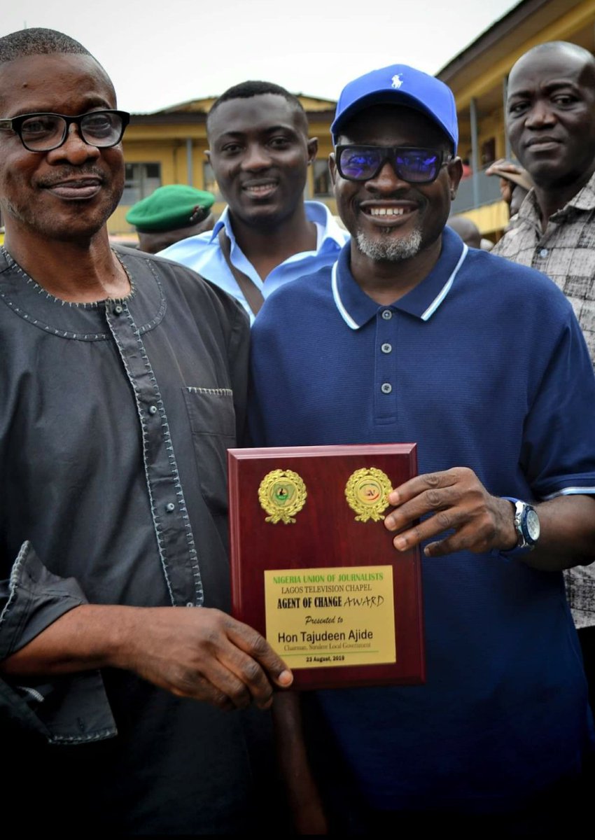 AjideTj's tweet photo. Thanks to NUJ for the 'Advocate of Change' award. We 'll do more to bring change in governance and in people's lives https://t.co/1cJKiQuHmf