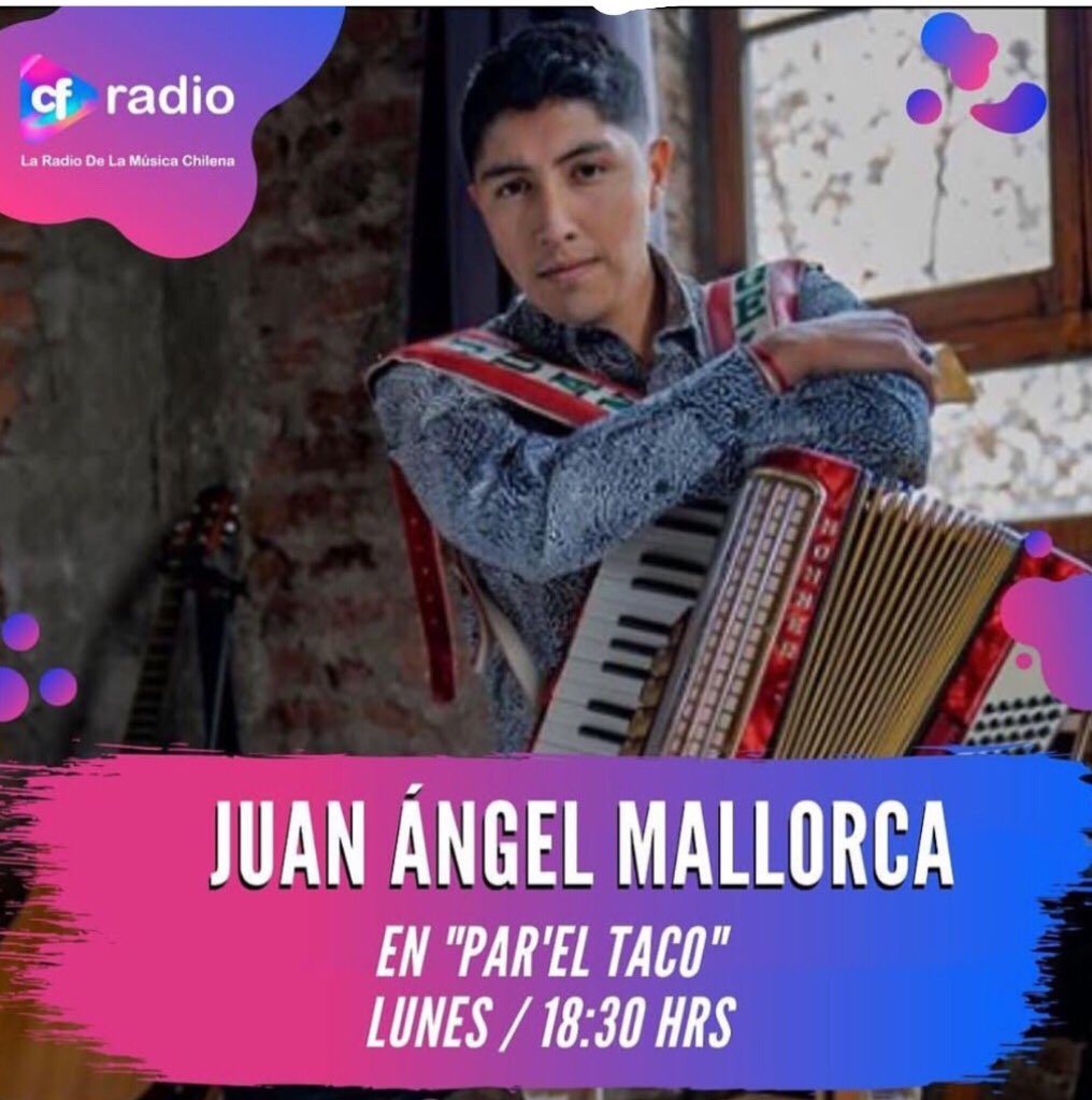alebanchieri's tweet photo. #granrojotvn #pareltaco #cfradio #conectate con @CFRadioChile @CarlosFigueroaS #musicachilena #felizlunes https://t.co/33oeV1Z4T2