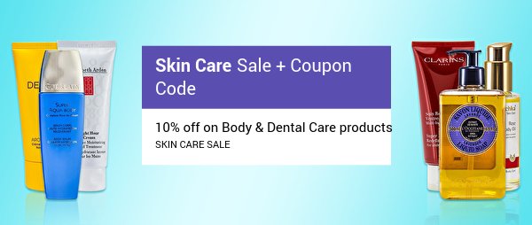CosmeticsNow's tweet photo. Skin Care Products are on sale this week at @CosmeticsNow . 10% off many popular Body &amp; Dental Care products.
Use our Coupon Code: BODY0819
When checking out to save 7% off your total order value.
https://t.co/B9s1gTmoYf https://t.co/98cAWtS48n