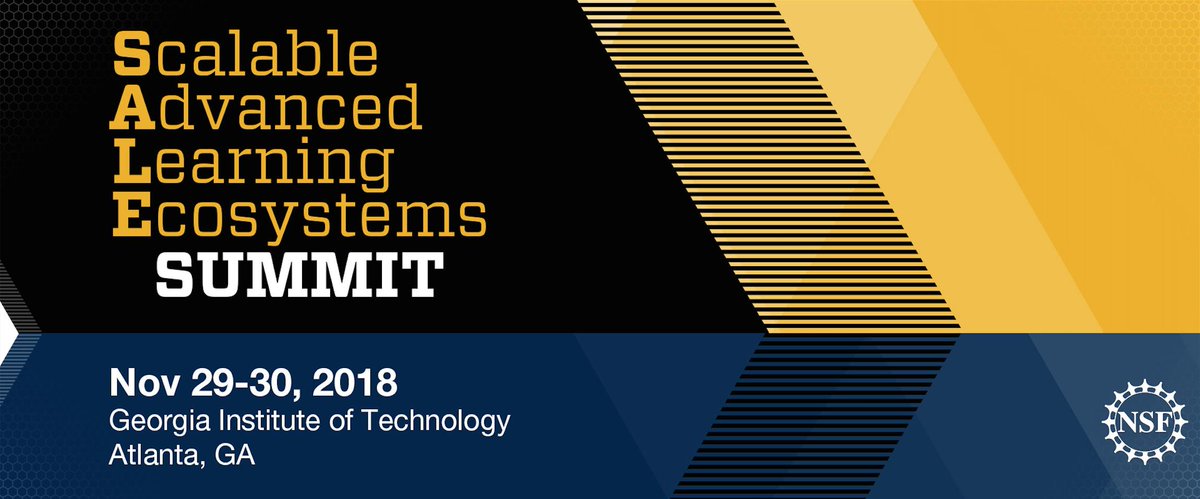 YakutGazi's tweet image. The whitepaper from our NSF-funded Scalable Advanced Learning Ecosystems (SALE) Summit is available: circlcenter.org/events/synthes…. We thank all our session facilitators and participants. #scalablelearning #degreesatscale
