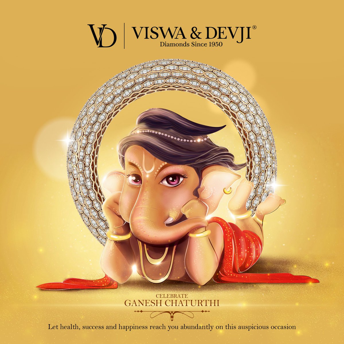 ViswaAndDevji's tweet photo. Viswa &amp; Devji Diamonds wishes you and your family a very auspicious and happy Vinayagar Chathurthi. 
#viswaanddevjidiamonds https://t.co/13F3DUg2g0