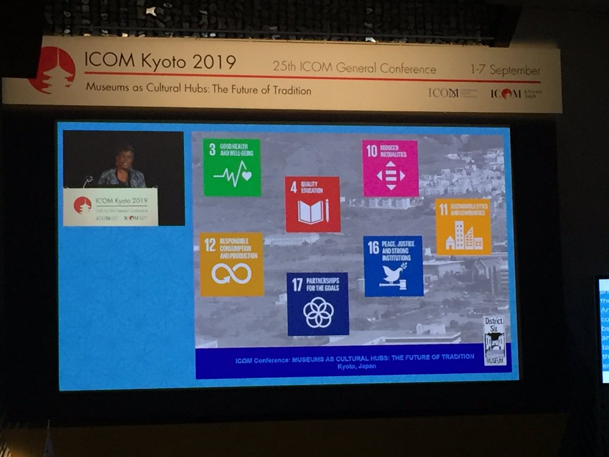 cperxachs's tweet photo. “Sustainability requieres collaboration across disciplines and also to break down organizational and institutional boundaries” Bonita Bennett #ICOMKyoto2019 @IcomOfficiel https://t.co/Cfpwj6J9im