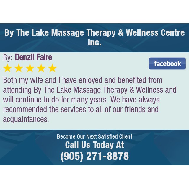 5 Star: Denzil F. "Both my wife and I have enjoyed and benefited from attending By The Lake Massage Therapy &amp;..." bit.ly/2MPshaq