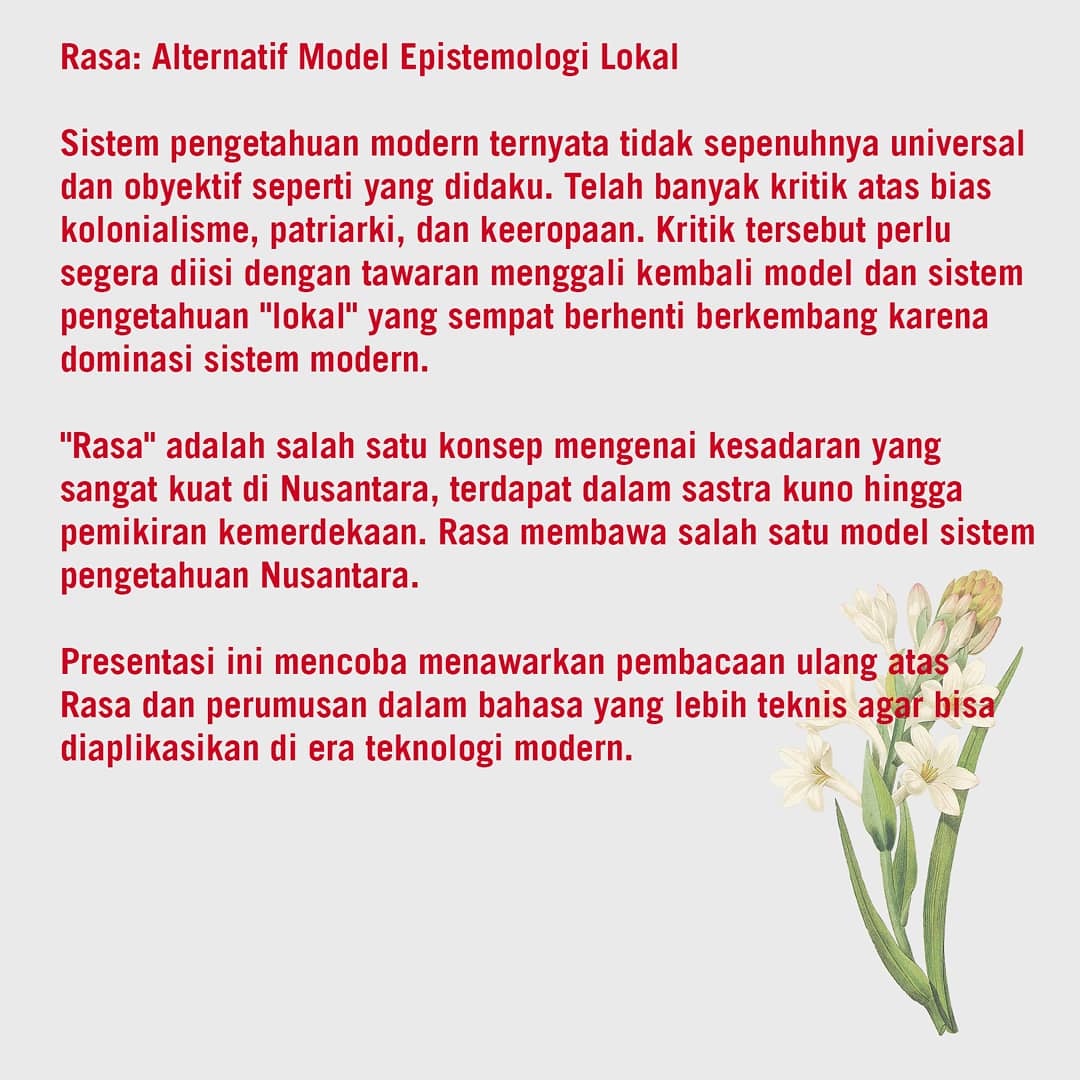 PKKH_UGM's tweet photo. Ayu Utami (@BilanganFu) akan berbagi pandangannya model &amp; sistem pengetahuan lokal yang selama ini tidak menjadi arus utama dalam paradigma kita. Bertajuk RASA: ALTERNATIF MODEL EPISTEMOLOGI LOKAL. Menghadirkan Ayu Utami. Senin, 2 September Pkl. 15.00-17.00. https://t.co/OYCKeViC0v