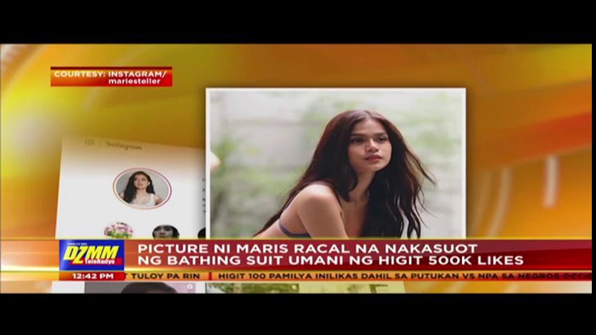 DZMMTeleRadyo's tweet photo. @juLiusbabao @KakanTuring @jeffreyhernaez @kevinmanalo_ @anjo_bagaoisan @robertmanodzmm @Dennis_Datu @RayaCapulong @JohnsonManabat @joycebalancio @zhandercayabyab @ZandroDZMM #HeadlinePilipinas ShowBuzz: Picture ni Maris Racal na nakasuot ng bathing suit, umani ng higit 500K likes https://t.co/JBkpCjQTdU