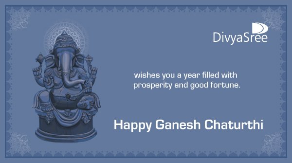 May Lord Ganesha bring peace, happiness and prosperity to you and your family. Happy Vinayaka Chaturthi! #Vinayakachaturthi #Ganeshchaturthi #ganesha #DivyaSree