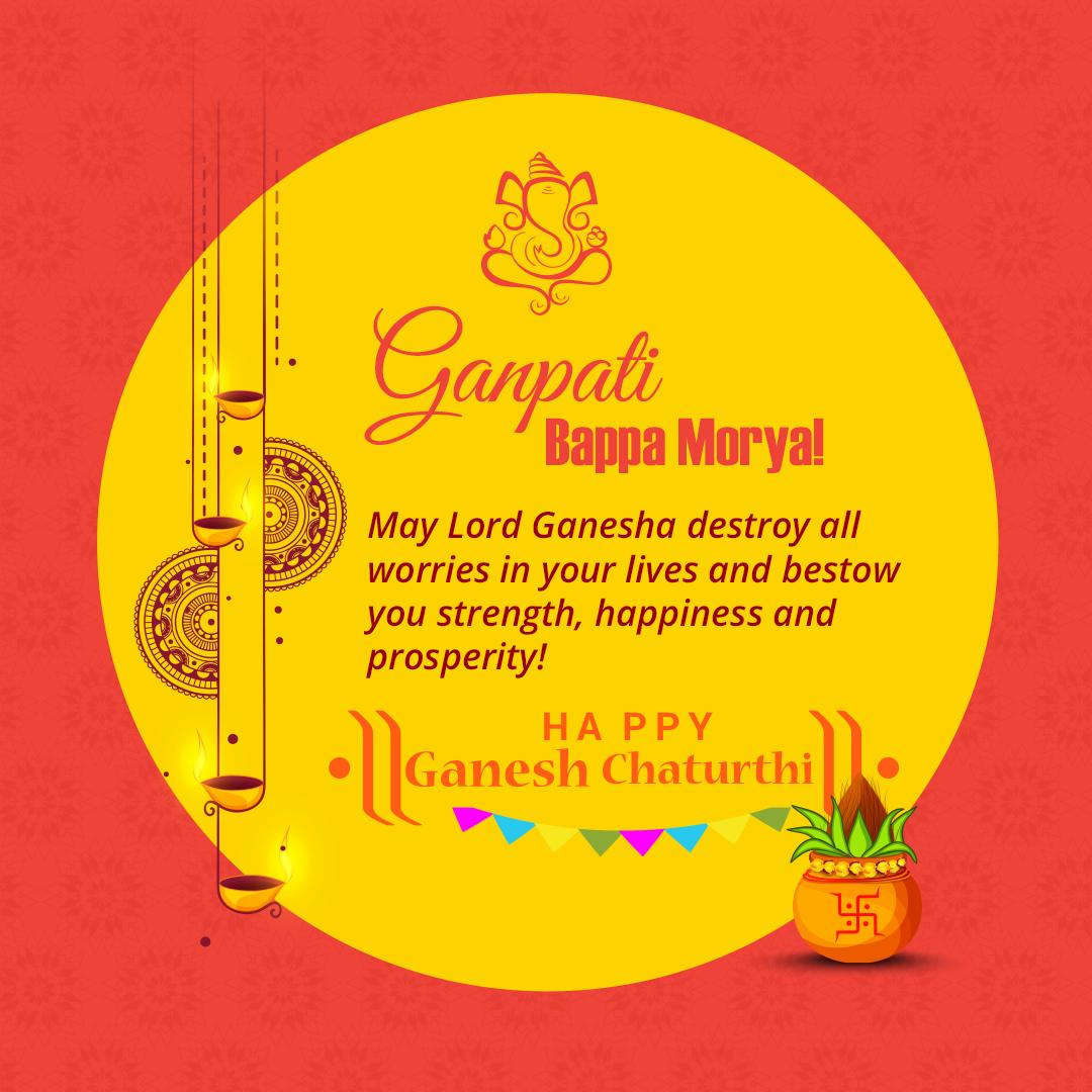 UtsavFashion's tweet photo. Utsav Fashion wishes you a Happy Ganesh Chaturthi! May this festival bring lots of happiness, prosperity and success to you.
#beyondutsavfashion #modernyetrooted #celebratetheindianexperience https://t.co/qx0Kt8EYGN