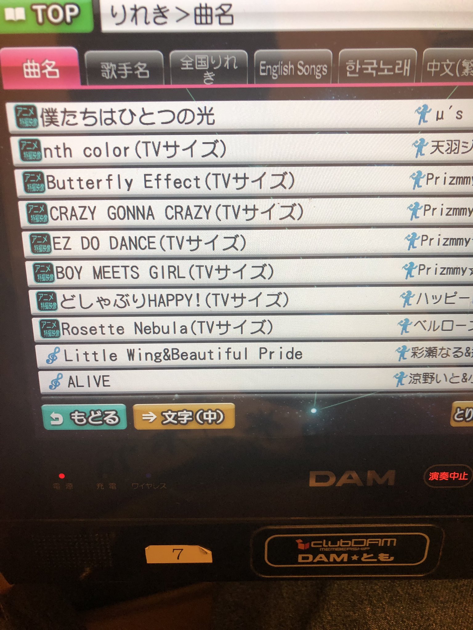 にわわ 昨日行ったカラオケでアニメ映像が入ってることに感動してひたすら曲を入れまくったヤツ T Co Pxg5k8debz Twitter