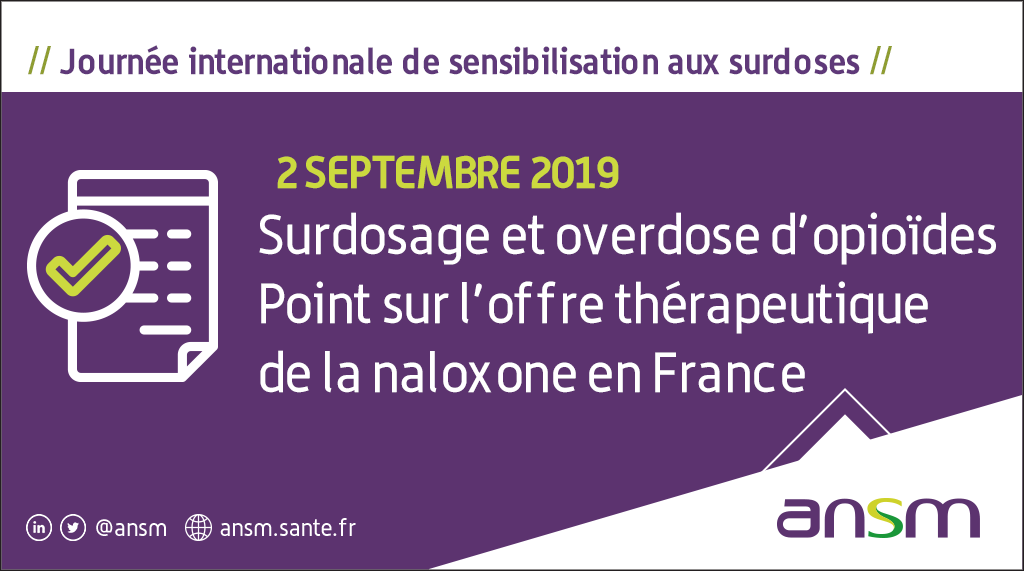 ansm's tweet photo. 📅 À l'occasion de la Journée internationale de sensibilisation aux surdoses nous faisons un point sur l’offre thérapeutique de la #naloxone en France et rappelons son rôle dans la lutte contre les #overdoses par #opioïdes
#OverdoseAwarenessDay

➕ d'info https://t.co/Kf4jUX50La https://t.co/CwIQJt94Or