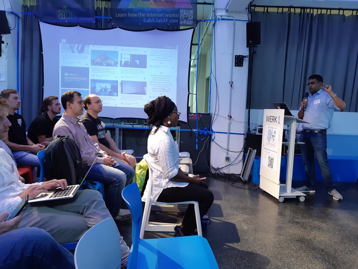 excellent talk by <a href="/skdatta2010/">Soumya Kanti Datta</a> on IoT protocols at the #IoTAI summer school