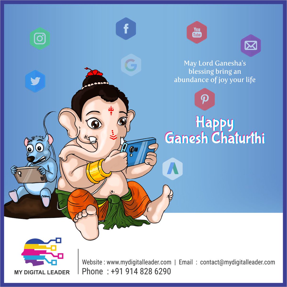 #HappyGaneshChaturthi #DigitalMarketing  #mydigitalleader #SEO #SMM #WebsiteDesigning #PPC #inboundmarketing #onlinemarketing #socialmedia #marketing #socialmediamarketing #searchengineoptimization #contentstrategy #googleanalytics
#Visit : mydigitalleader.com