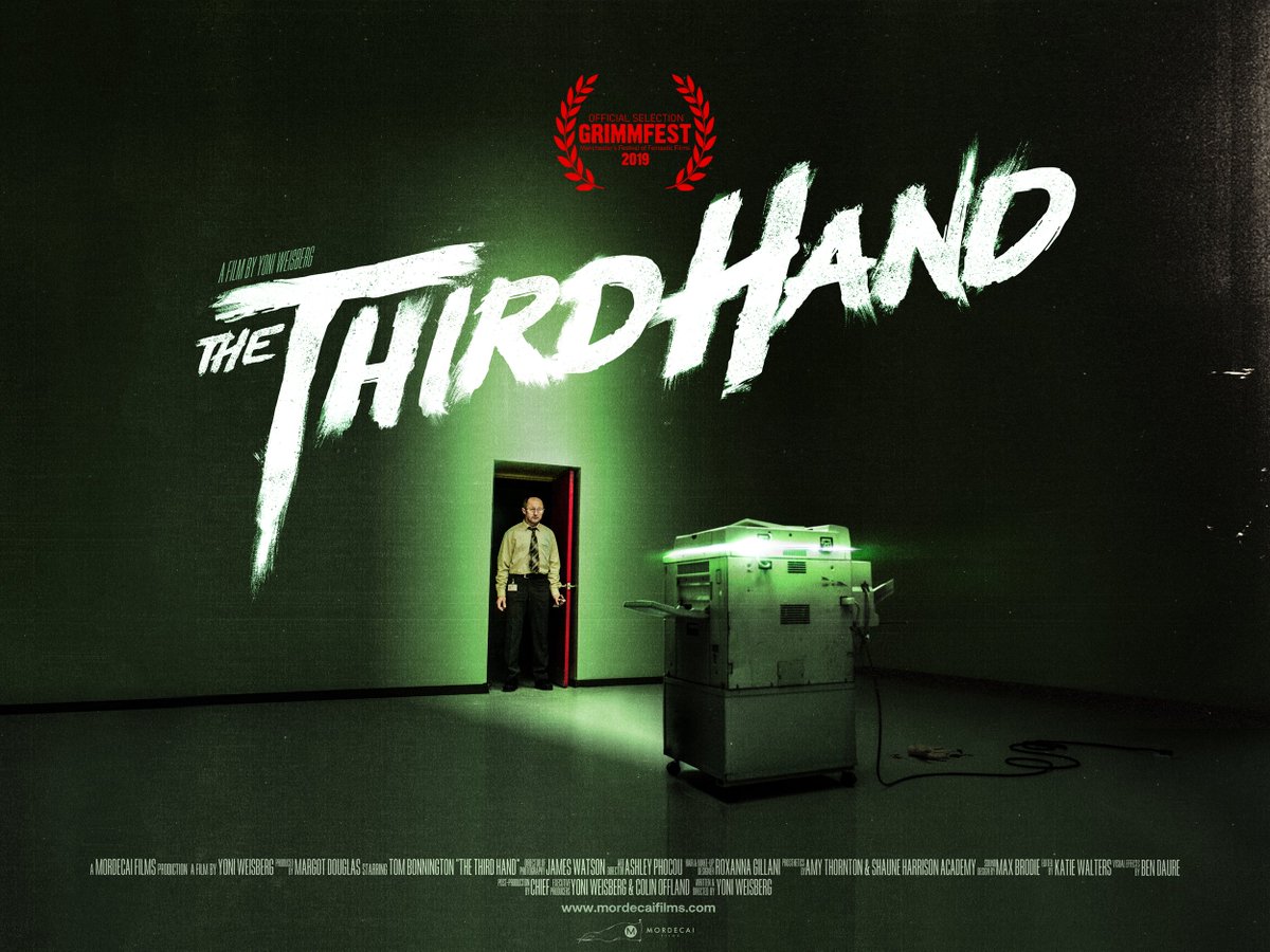 thirdhandshort's tweet image. Thrilled to announce we’re screening at @grimmfest this year, it’s another incredible lineup and we can’t wait to be part of it. Head to bit.ly/GFLaunch19 for tickets. #Grimmfest19 #horrorfilm #shortfilm #SupportIndieFilm #filmmaking #horrorfans #FilmFestival @PromoteHorror