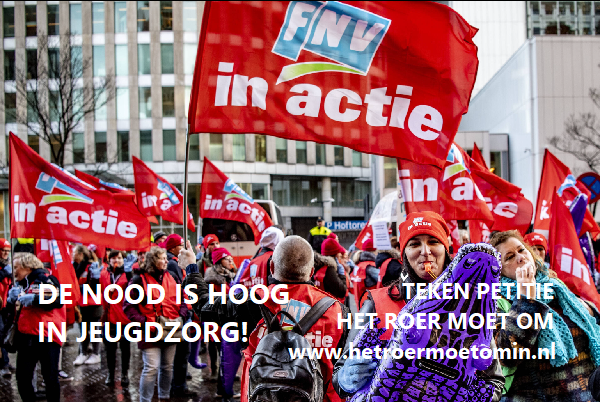 TimeToChangeNL's tweet photo. #Jeugdzorg legt voor het eerst in haar geschiedenis (sinds 1901) haar werk neer. #Staking Het moet anders in Jeugdzorg, steunt deze actie en teken via https://t.co/BIIUZimJJT https://t.co/KWlpMg9tCD