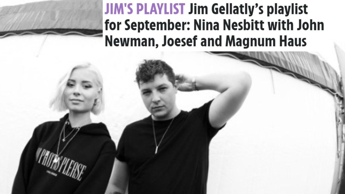 My September playlist now online including <a href="/DeclanWelsh/">Declan Welsh & The Decadent West</a> <a href="/shhemusic/">SHHE</a> <a href="/THENINTHWAVE_/">THE NINTH WAVE</a> <a href="/The101_/">The 101</a> @wearevida @stmartiins @magpie__blue <a href="/OHRIOband/">OHRIO</a> <a href="/EdwinOrgan/">Edwin Organ</a> @BrokenChanter @megandmusic_ <a href="/callumbeattieuk/">Callum Beattie</a> 

🔊<a href="/SpotifyUK/">Spotify UK & Ireland</a>: open.spotify.com/playlist/7sFW3…

📰<a href="/ScottishSun/">The Scottish Sun</a>: thescottishsun.co.uk/tvandshowbiz/4…