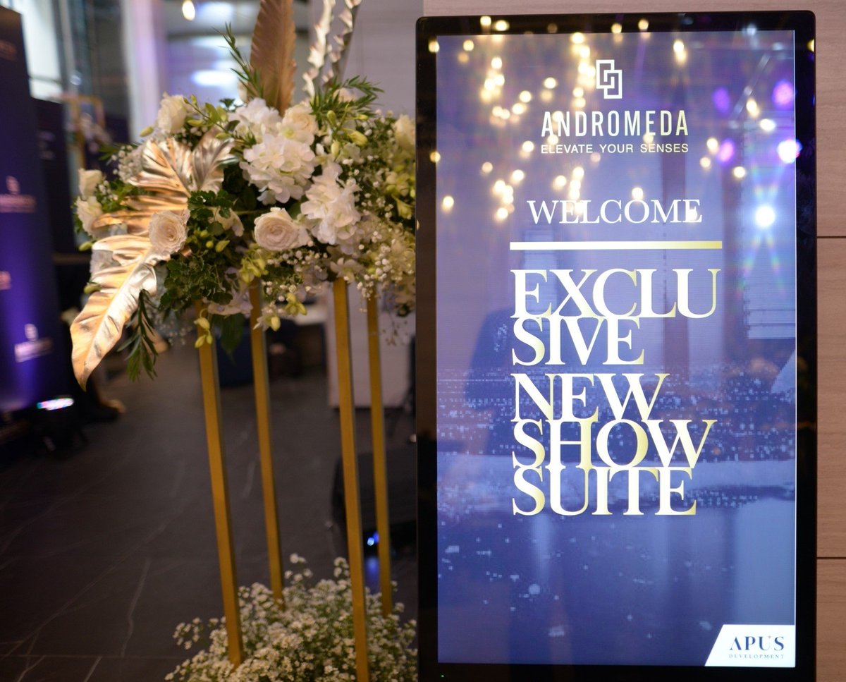 ApusDevelopment's tweet image. ภาพบรรยากาศงานเปิดตัว Exclusive New Show Suit ของคอนโดฯ ระดับ Luxury โครงการ Andromeda Condominium หนึ่งในโครงการ Limited Collection อันทรงคุณค่าของการอยู่อาศัย จาก Apus Development

#ApusDevelopment #LiveBeyond
#XclusiveNewShowSuite