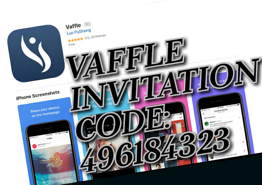 vapinghistory's tweet photo. VAFFLE INVITATION CODE - 496184323

Play and get #vapegear in #Vaffle app only! #vaffle2019

#vaffle #vaffleapp #vafflecom #vaffleforvapers #vaffles #vafflegiveaway #vafflevape #vafflefam #vaffler #vaffle110k #vafflevapers #vaffletricks #vaporwave #ecig #FreebieFriday #svapo https://t.co/5nY5hDpYHJ