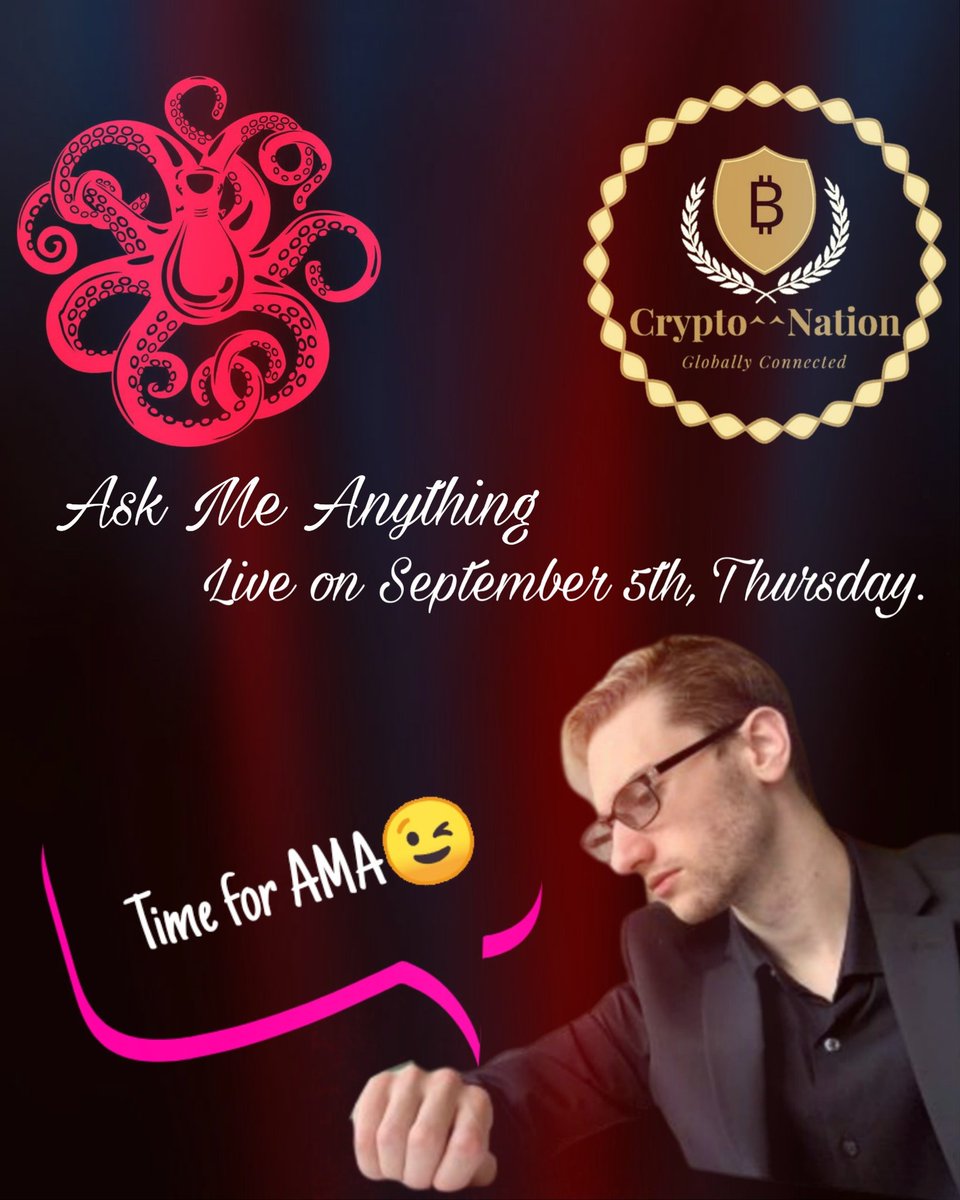 natalieonchain_'s tweet photo. || @sentivate  X  @CryptoNationIN ||

AMA on Thursday, 5th September @ 8AM IST / 10:30PM EST. 🥳🥳

1,00,000 SNTVT (120$) Giveaway. ✅🤩

Prepare your best questions for Sentivate Team. Best questions will share pool of 100K SNTVT

Join- https://t.co/M8ChmH7atC to participate. https://t.co/c0P0m2TIrx