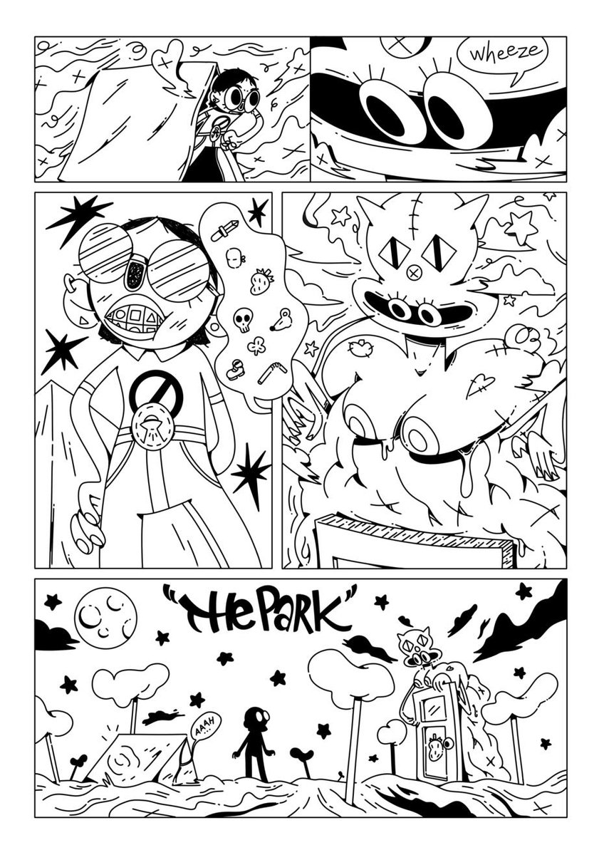 Here's three pages from the comic I'm working on, PINK :-)