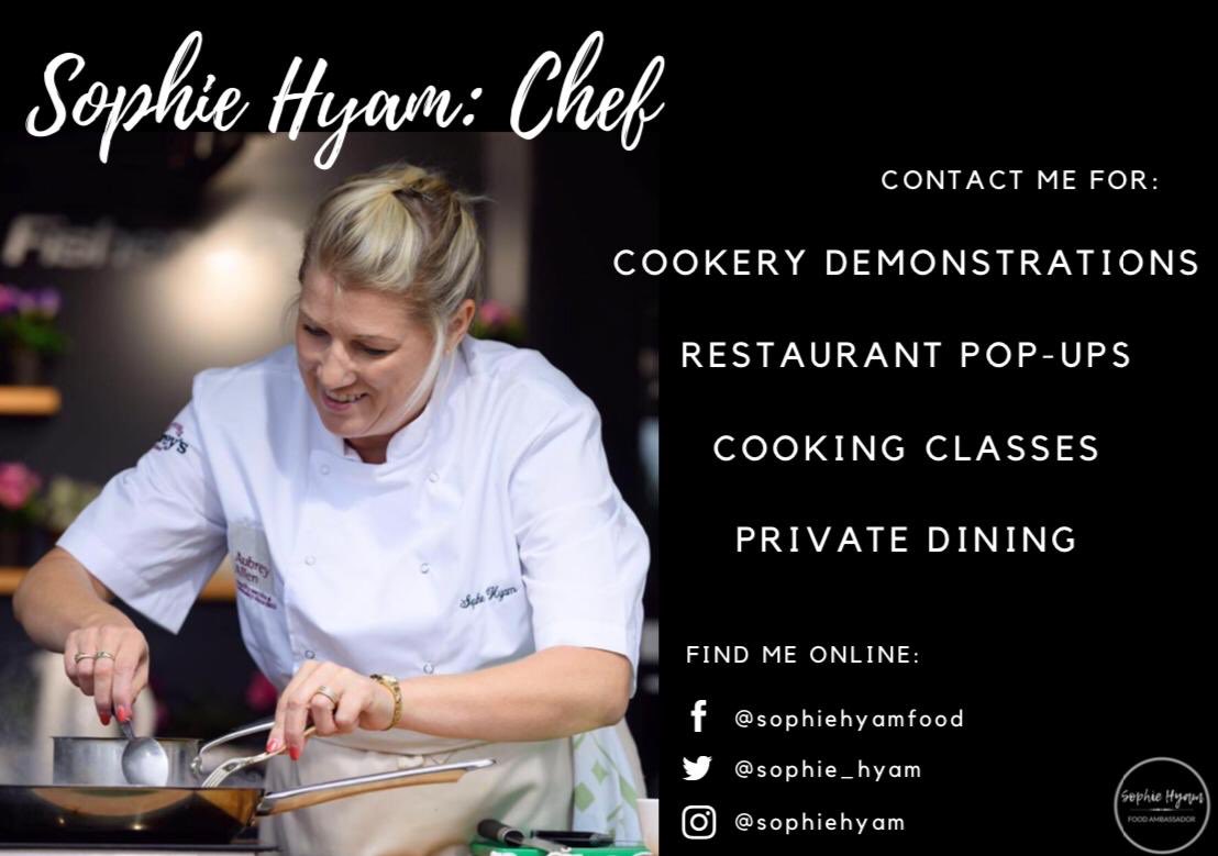 sophie_hyam's tweet photo. Just putting my social media sites & contact details out there lovelies.
#chef #privatedining #fooddemonstration https://t.co/k3CJffGCz3