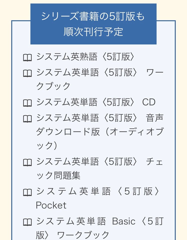 英語参考書マニアックス V Twitter システム英単語 Basic には Introduction Speakingに必要な表現 ルール 動詞の活用形や曜日 単位など 基礎事項のまとめ を追加