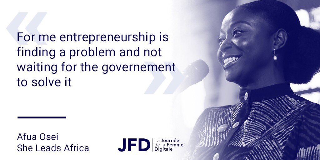 joinjfd's tweet photo. Retour sur la #JFD19 🎙
Selon vous, quel est le rôle d’un entrepreneur ? Voici ce qu’en pense @HelloAfua, co-fondatrice de @SheLeadsAfrica 🌍
https://t.co/QACRoAkHuo 📲🎥 https://t.co/nLwIJBBHnv
