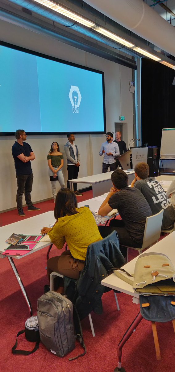 BouT welcomes new Building Technology students. #bout #tudelft <a href="/BKTUDelft/">BK TUDelft</a>