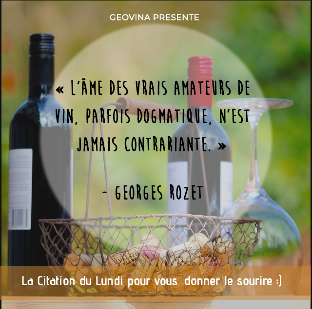 #CITATION

La citation du lundi pour commencer une belle semaine ✨🍷

 #quote #geovina #winelovers #wine #dicton
